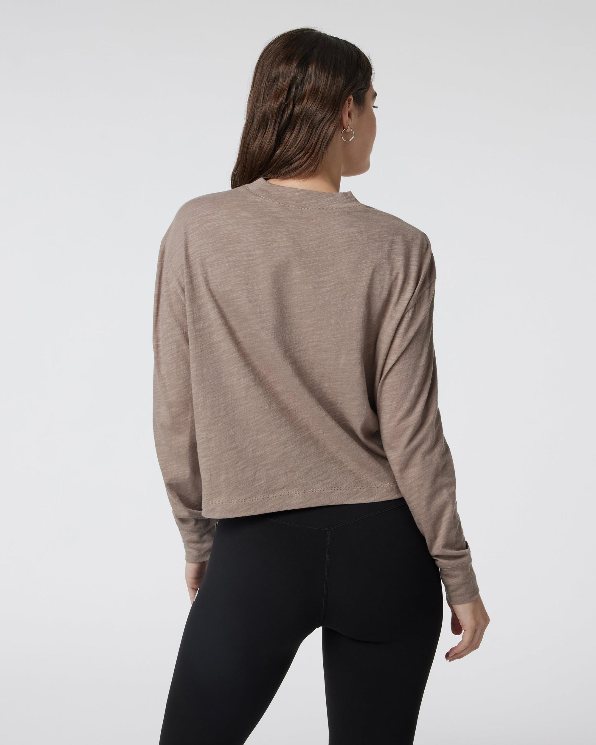 Long Sleeve Sunset Mock Tee Product Image