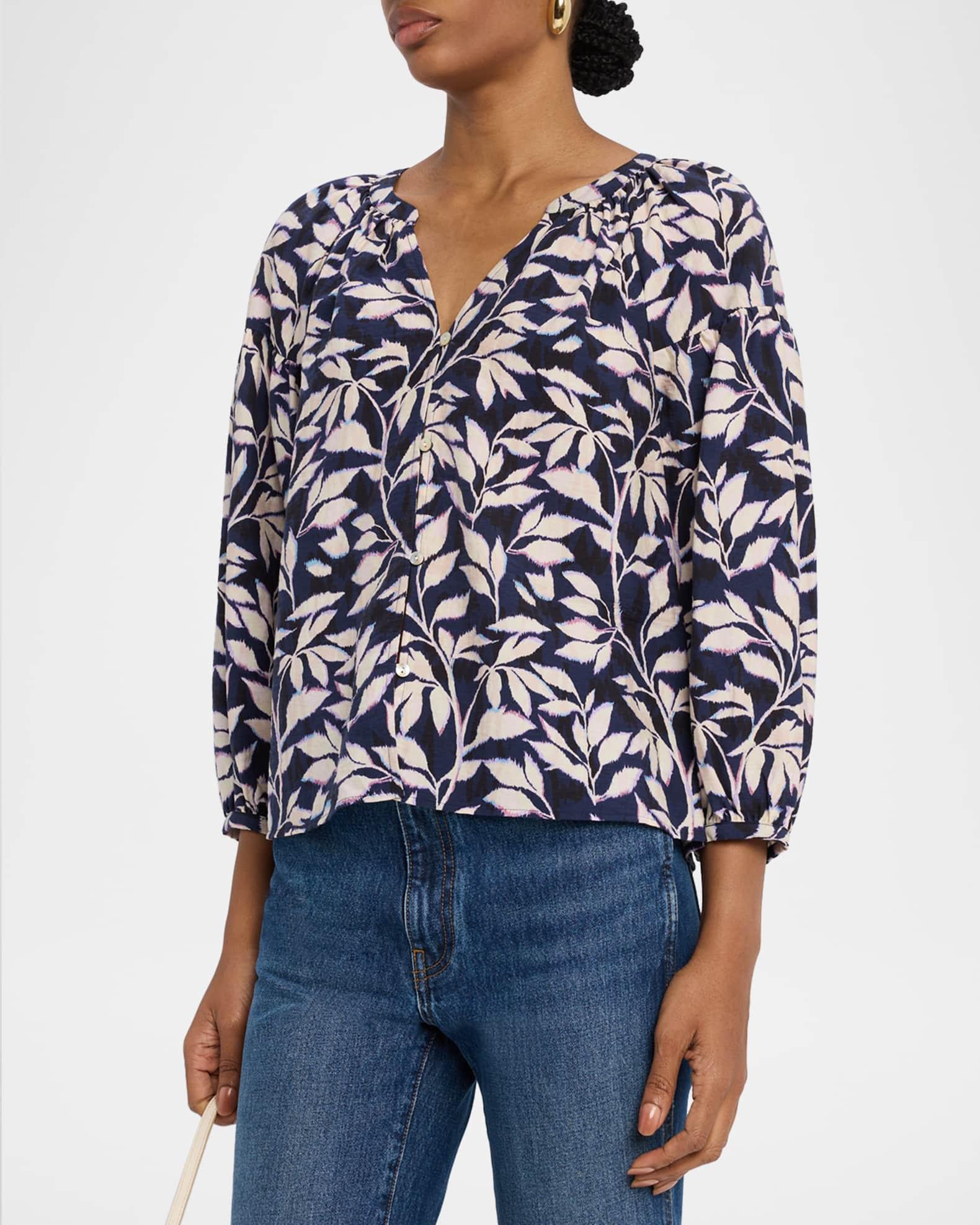 Vasia Button-Front Blouse Product Image