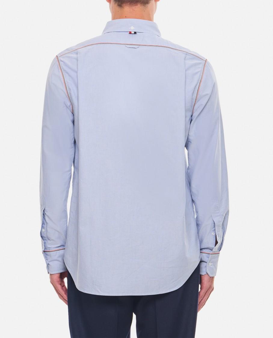 Thom Browne Men's Classic Fit Cotton Button-Down Shirt Product Image