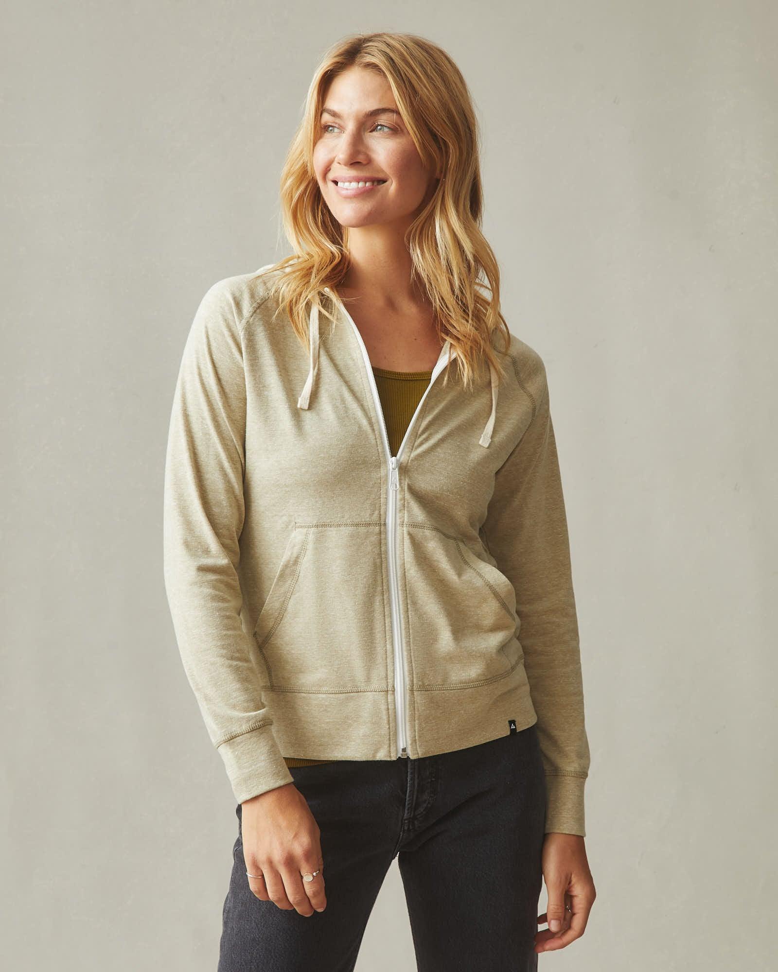 Women's Lightweight Full Zip - Buckwheat Heather Product Image