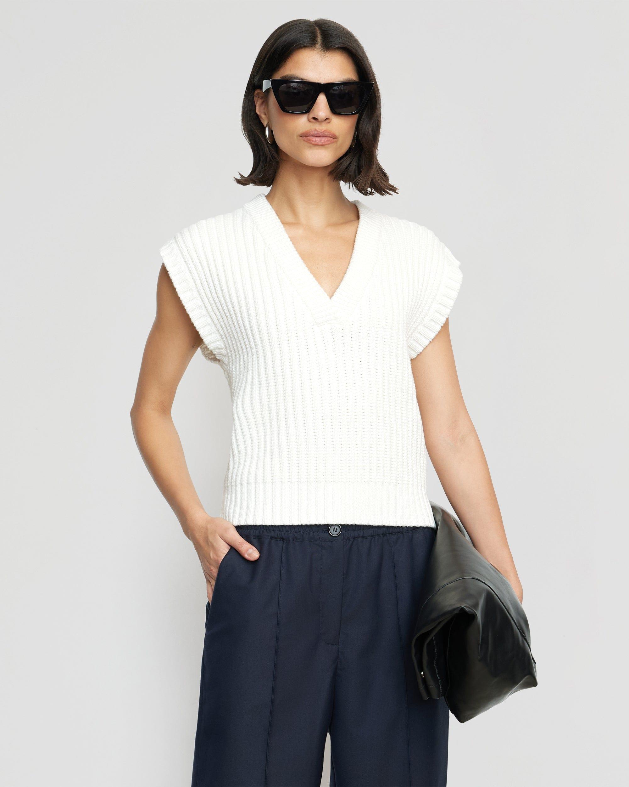 Nicola Organic Cotton Sweater Vest Product Image