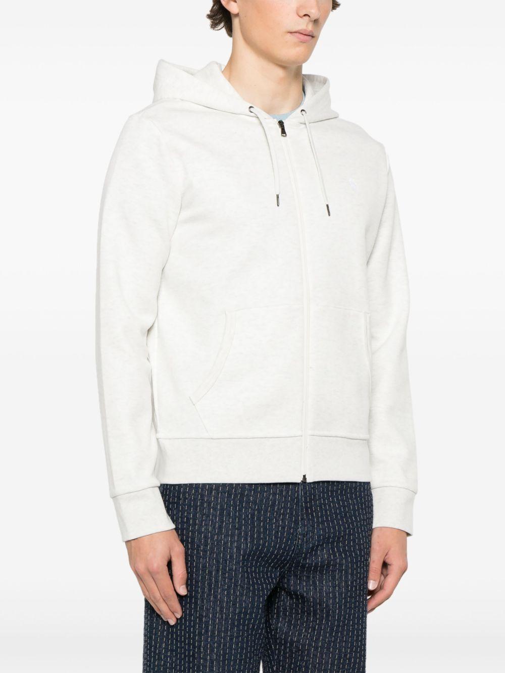 mélange-effect hoodie Product Image