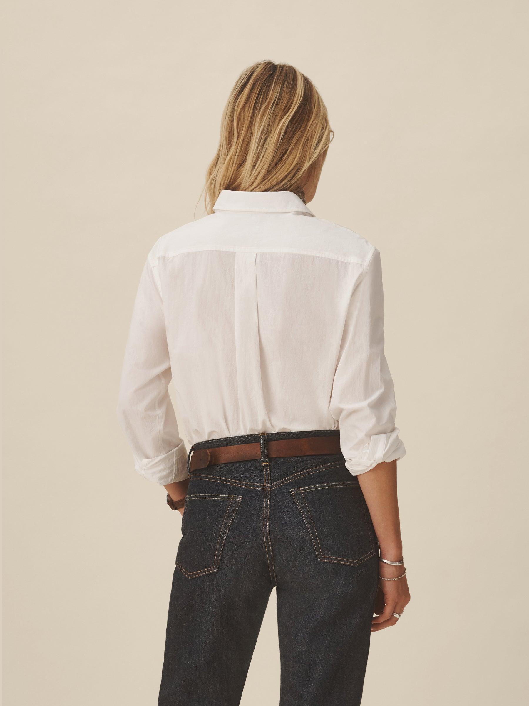 White Mainstay Cotton Shirt Product Image