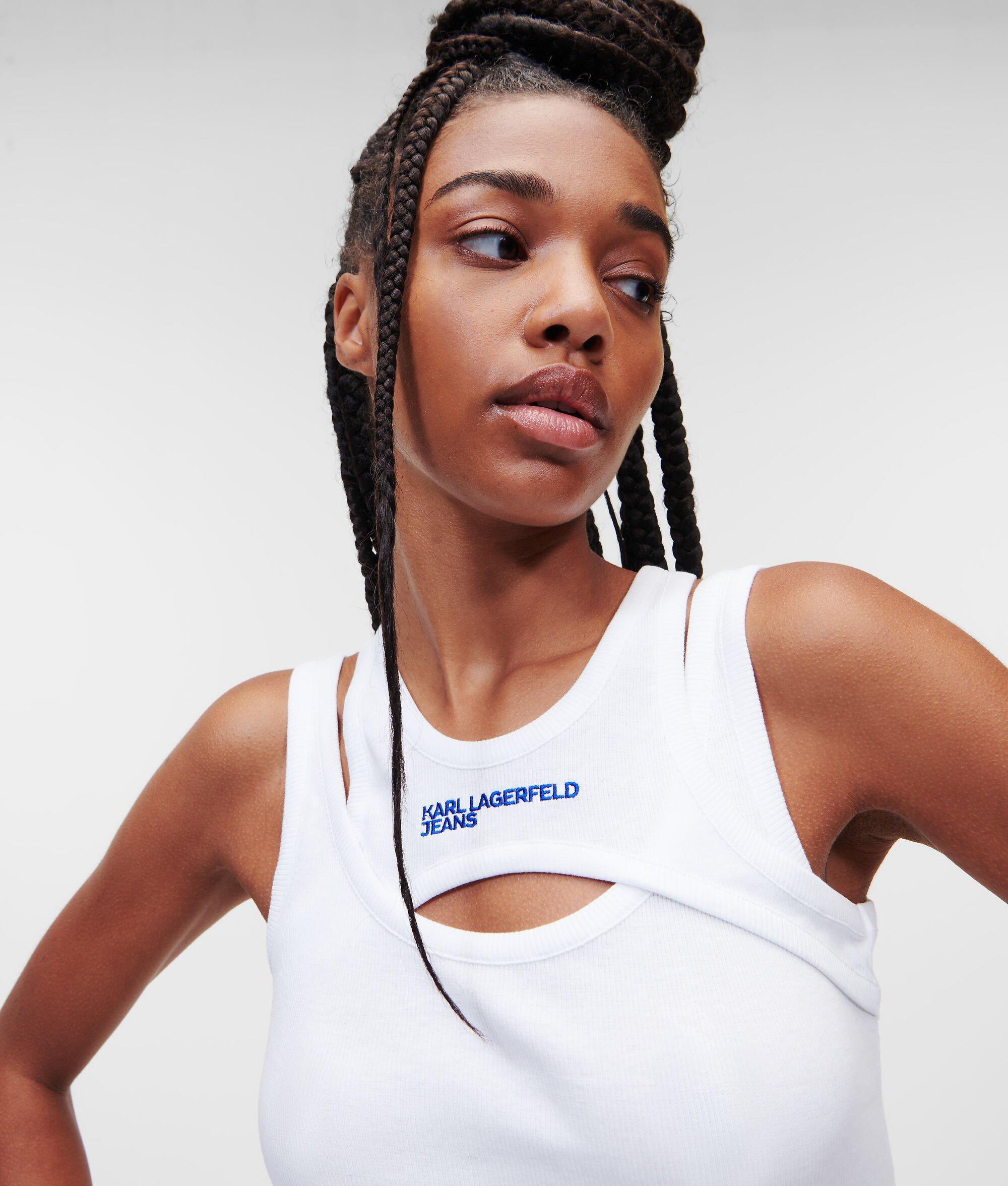 LAYERED RIBBED TANK TOP Product Image