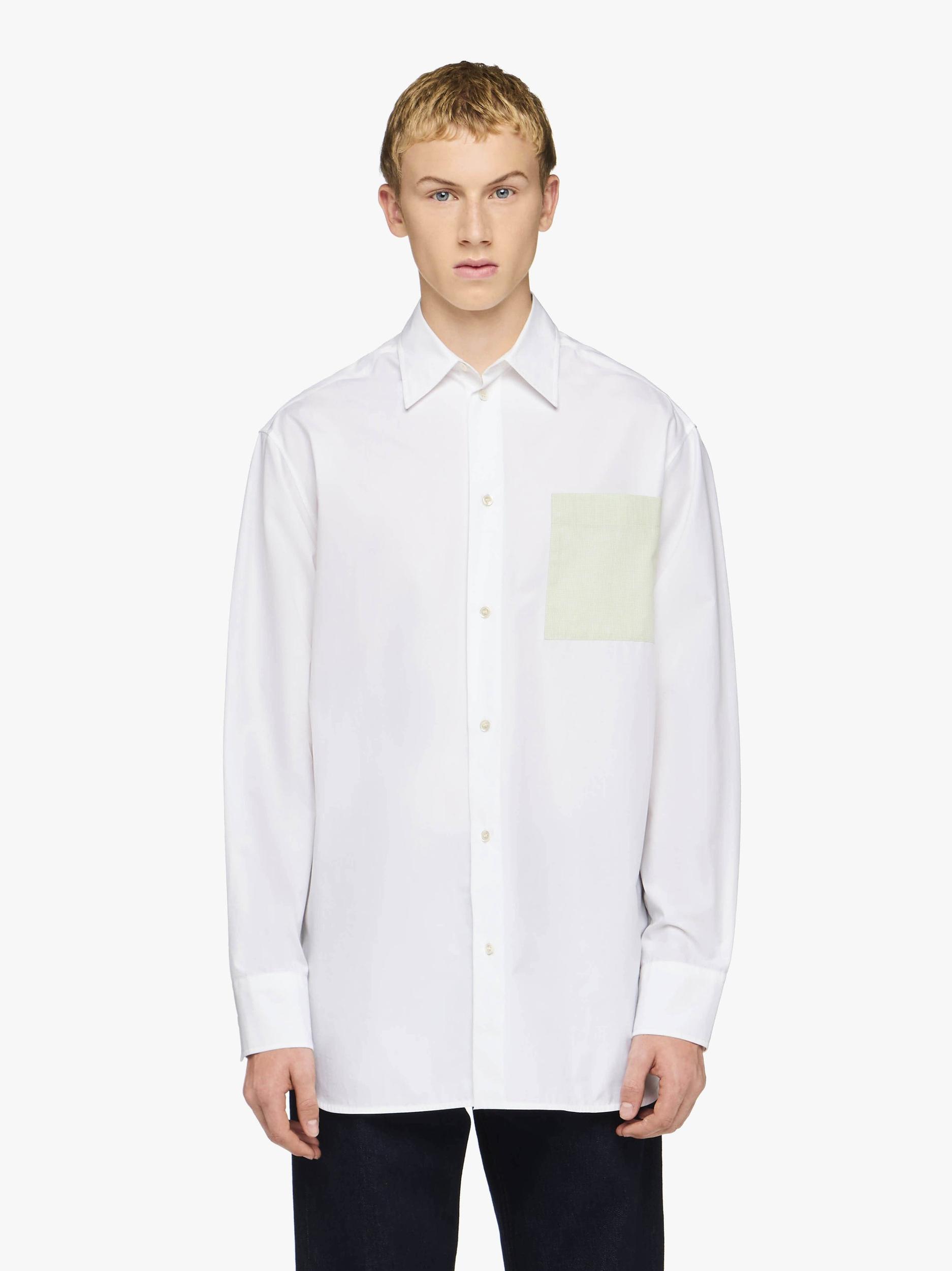 CONTRAST PATCH POCKET SHIRT Product Image
