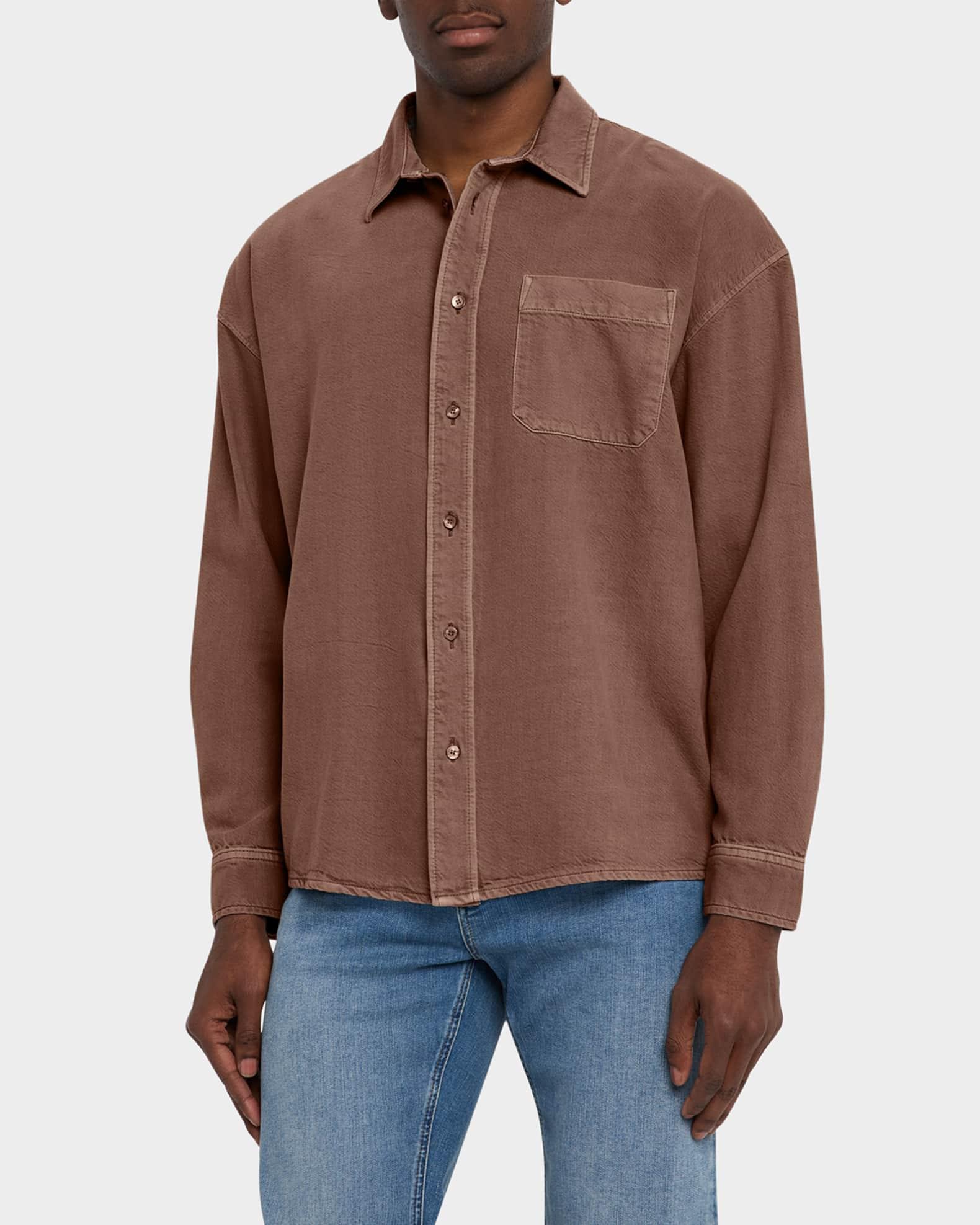 Men's Button Down Modern Shirt Product Image