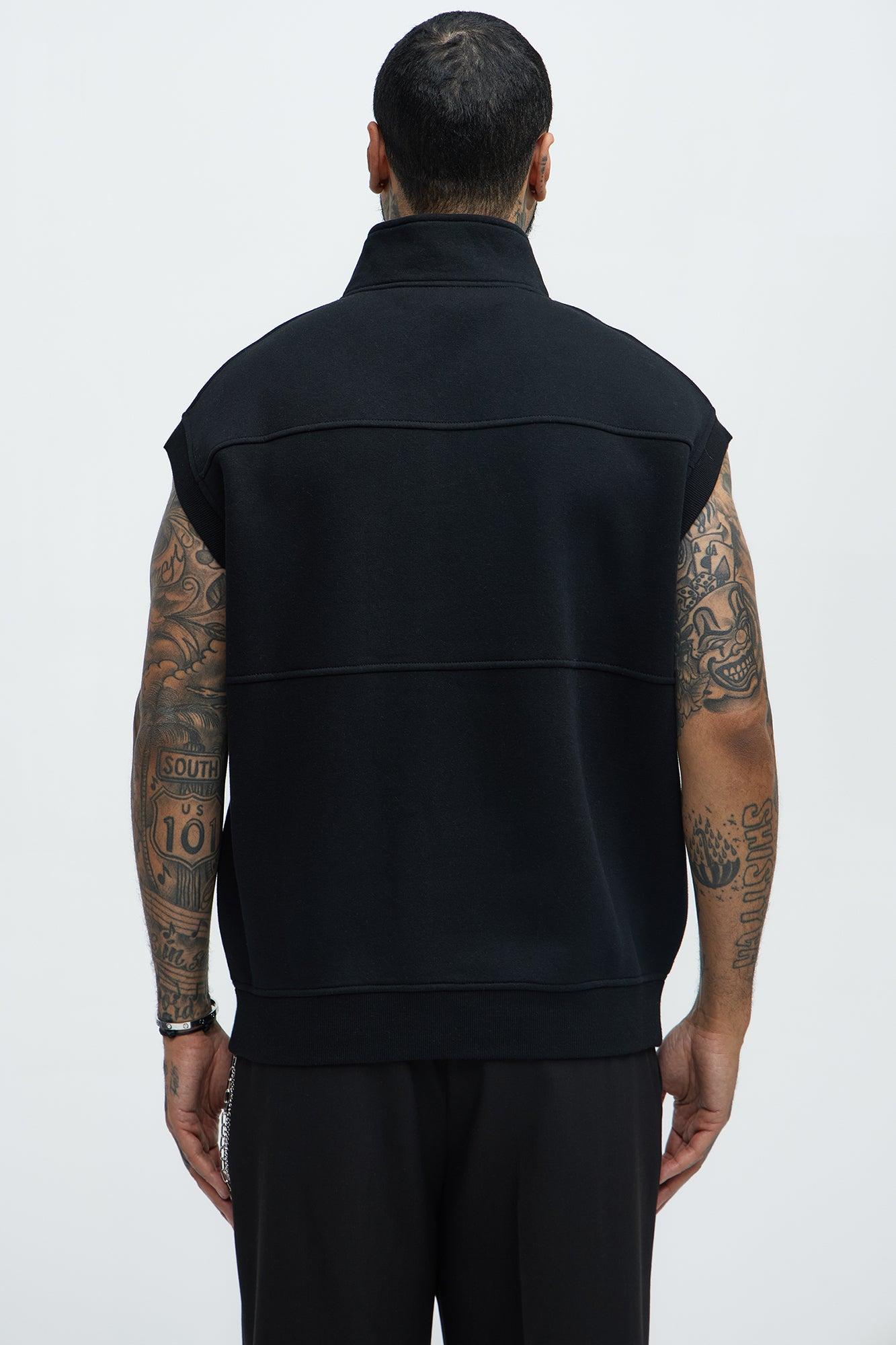 Tyson Over Trails Sleeveless Sweatshirt - Black Product Image