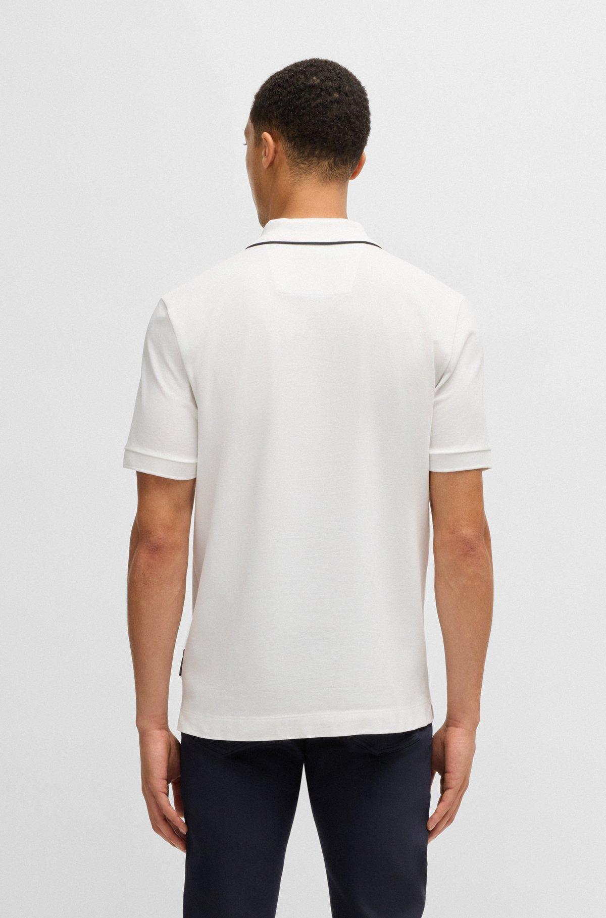 Porsche x BOSS stretch-cotton polo shirt Product Image