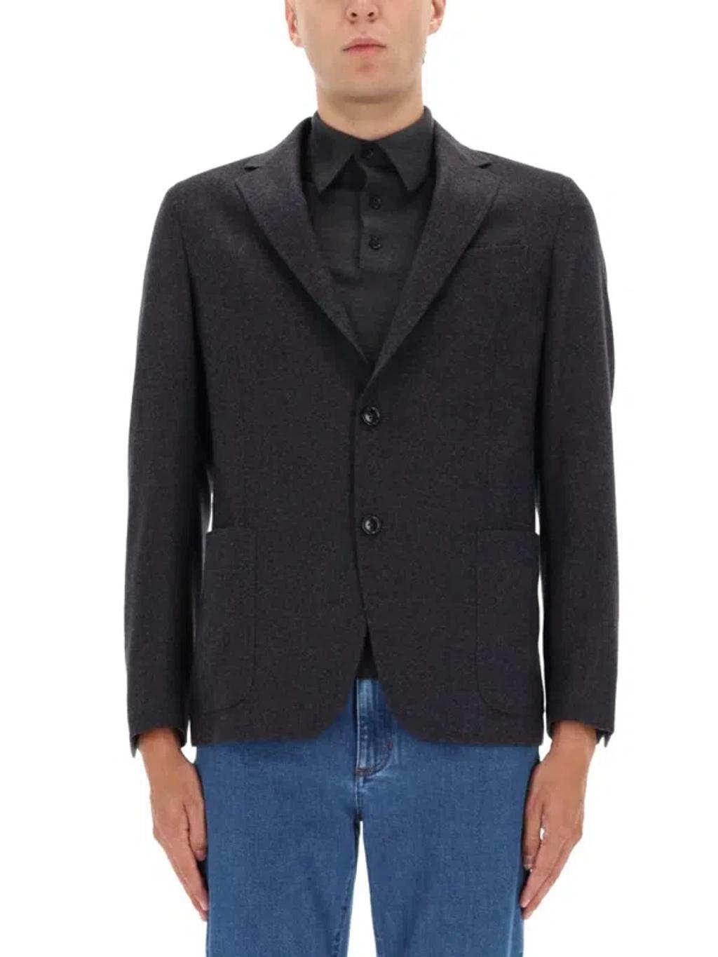 ZEGNA Shirt Jacket In Gray Product Image