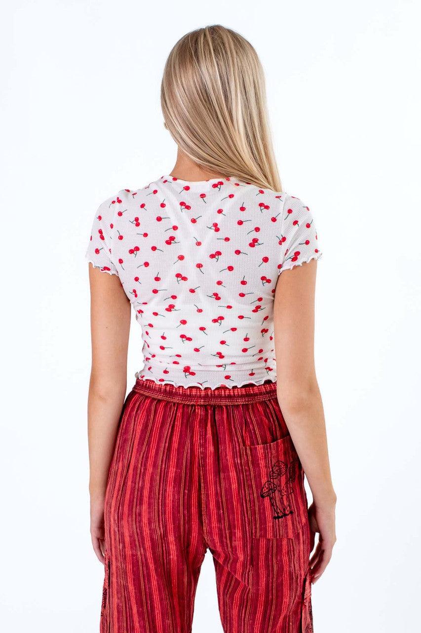 Thermal Cherry Print Tee Product Image