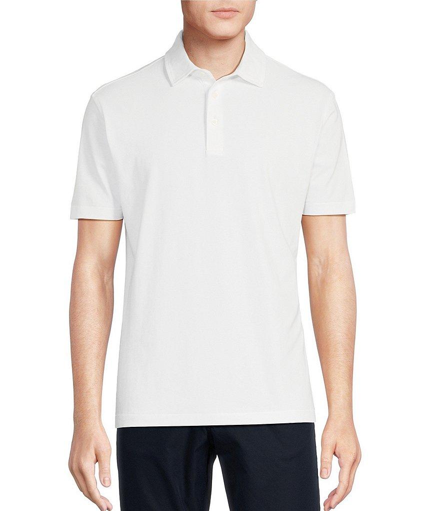 Cremieux Blue Label Solid Short Sleeve Polo Shirt Product Image