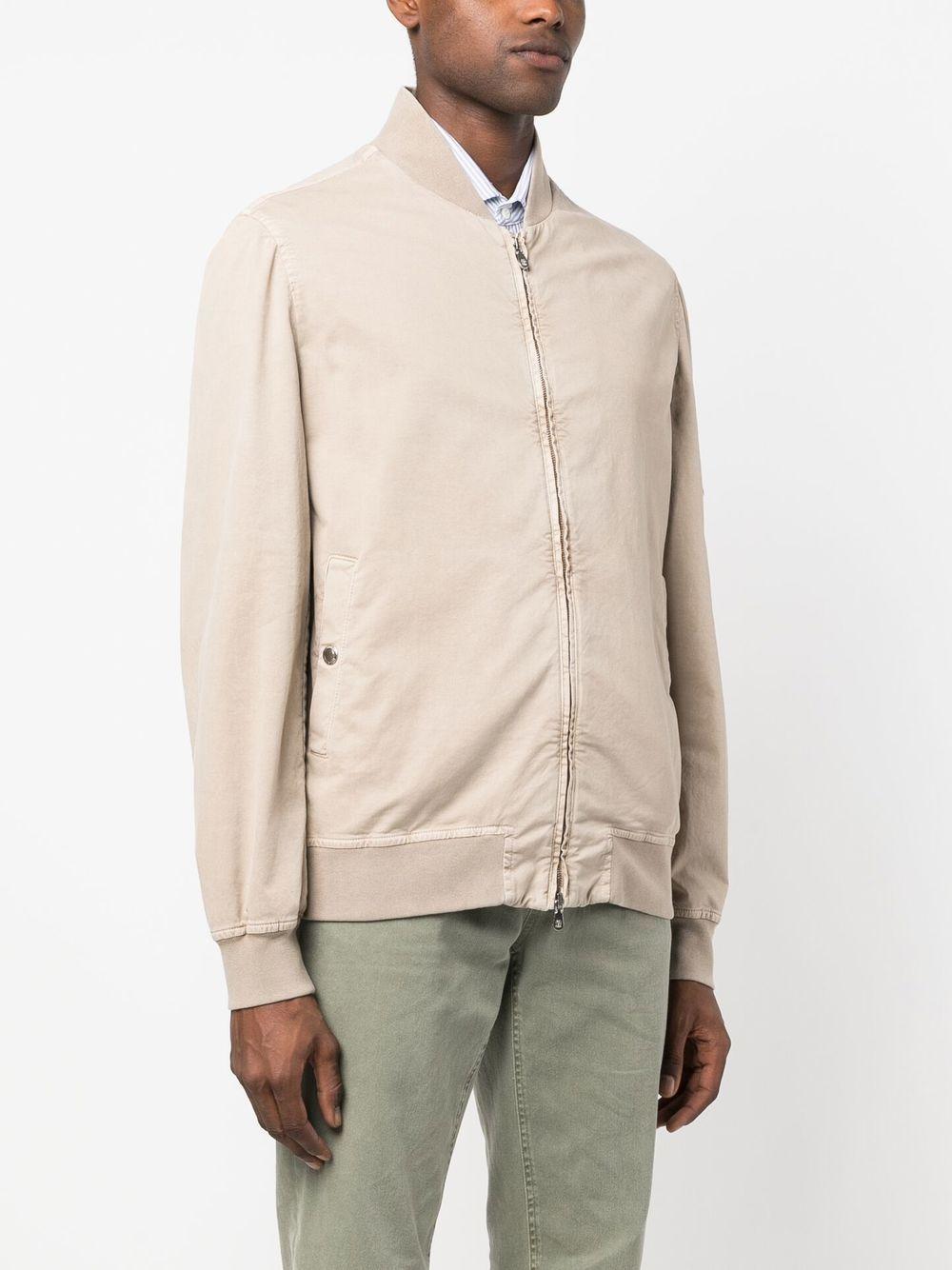 zip-up bomber jacket Product Image