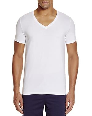 Mens Cotton Superior Short Sleeve V-Neck Tee - Product Image