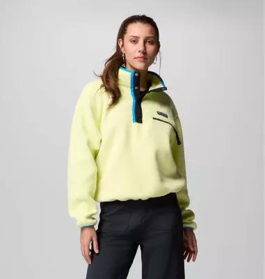 Columbia Womens Helvetia II Cropped Half Snap Fleece Pullover- Product Image