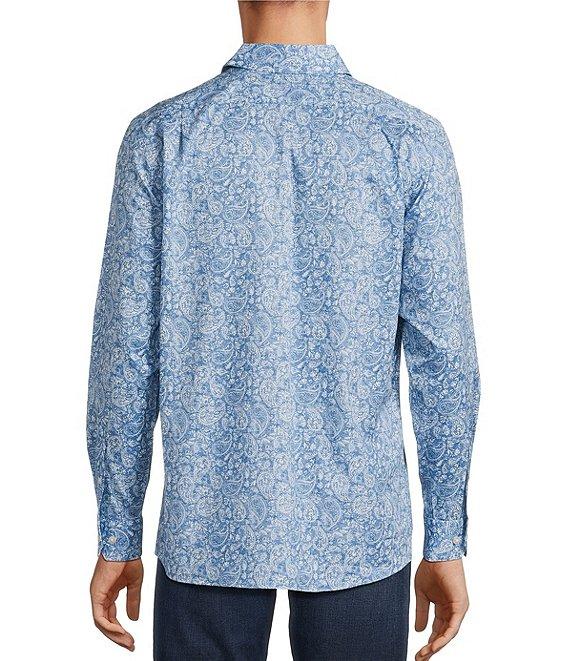 Hart Schaffner Marx The Mr. Classic Collection Long Sleeve Paisley Button-Front Shirt Product Image