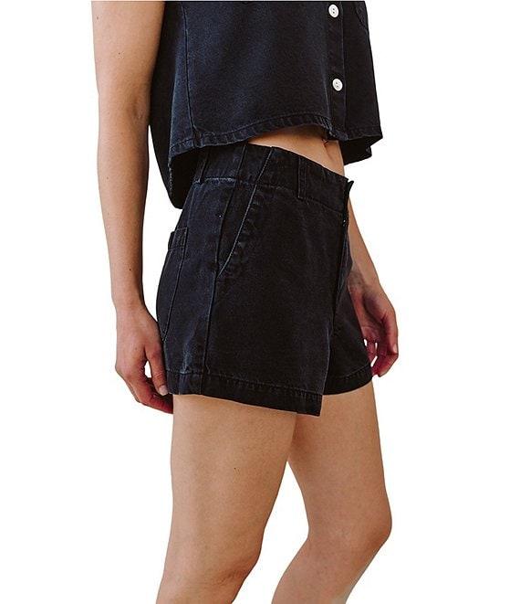 Bella Dahl Collared Short Sleeve Flap Pocket Coordinating Shirt Product Image