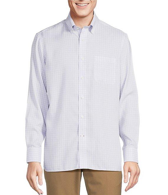Daniel Cremieux Signature Label Non-Iron Plaid Long Sleeve Woven Shirt Product Image