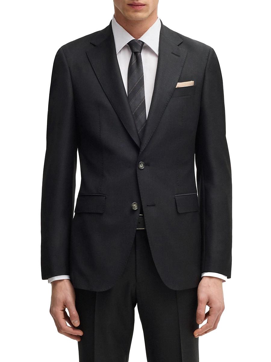 Mens Slim-Fit Jacket in Virgin Wool Product Image