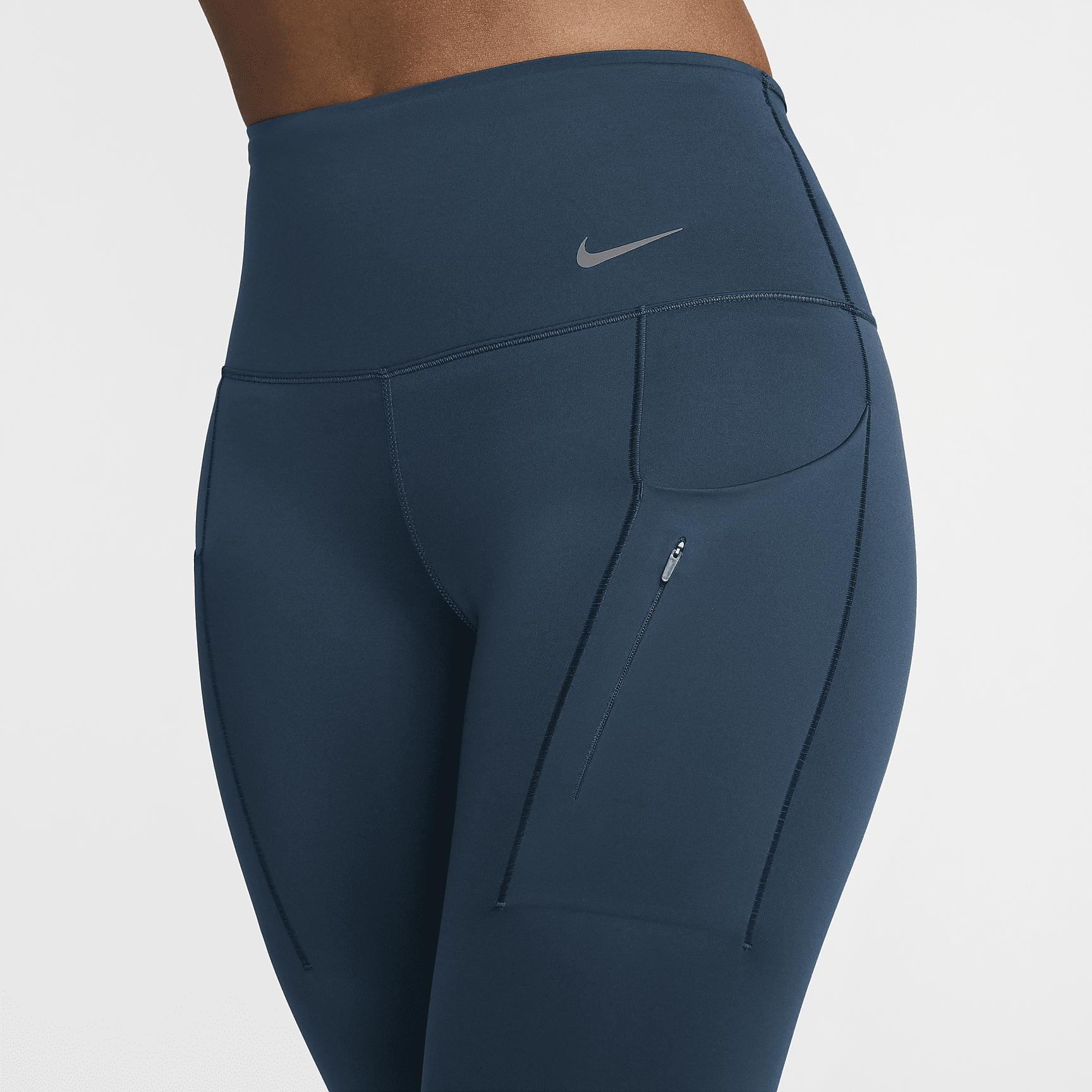 Nike Go Women's High-Waisted Cropped Leggings with Pockets Product Image