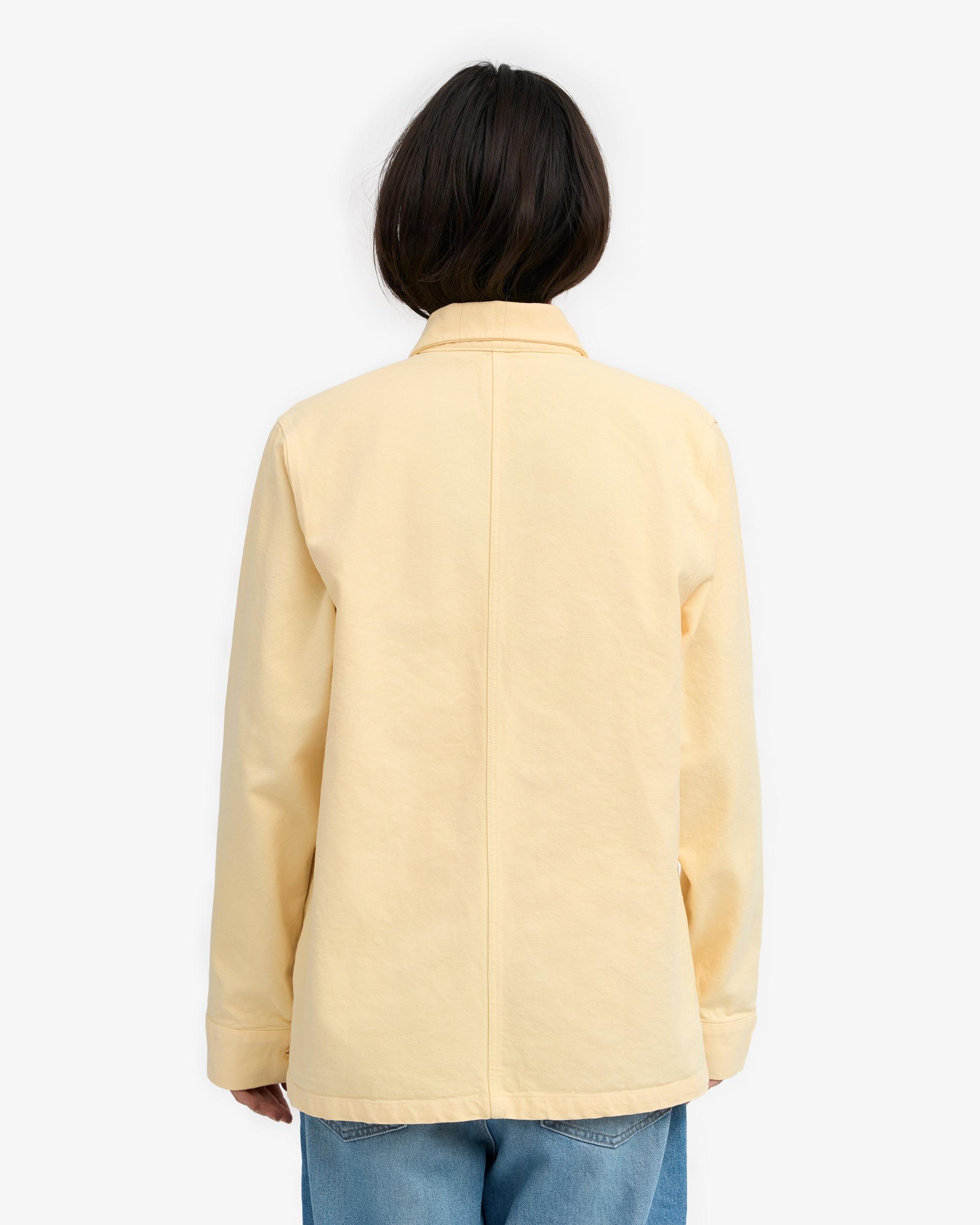 Organic Workwear Jacket - Soft Yellow Product Image