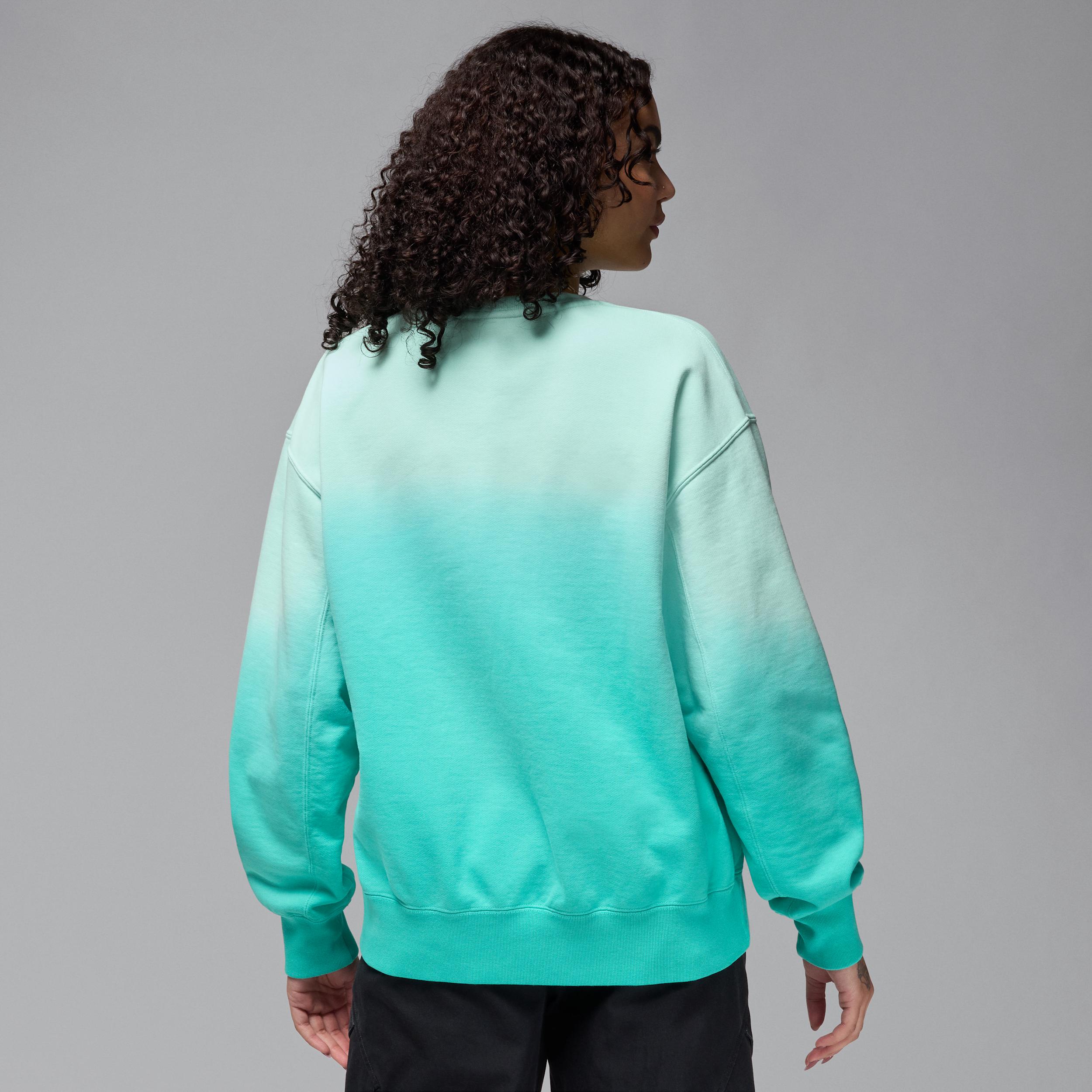 Women's Jordan Flight Fleece French Terry Crew-Neck Sweatshirt Product Image