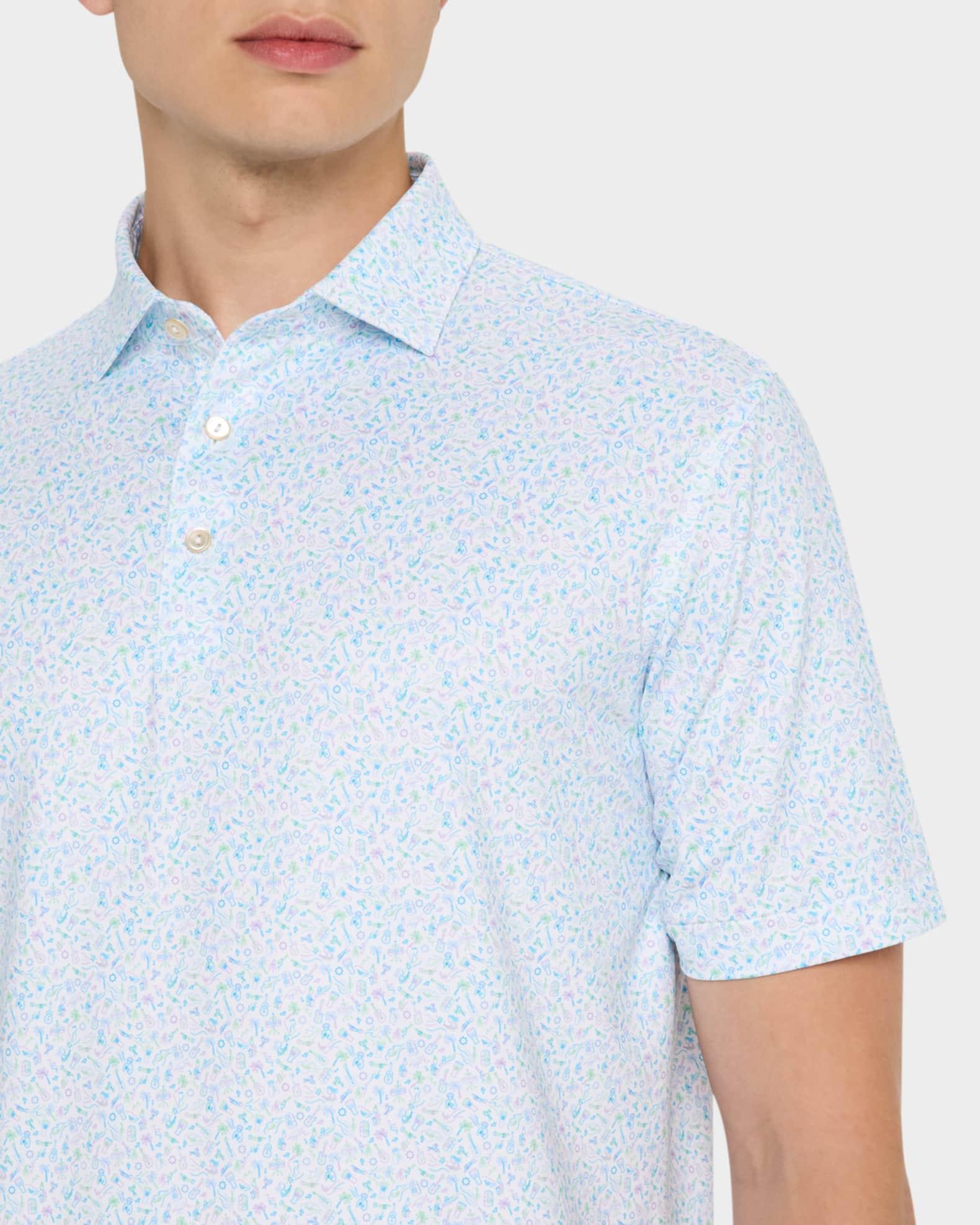 Men's Island Jammin Performance Jersey Polo Shirt Product Image