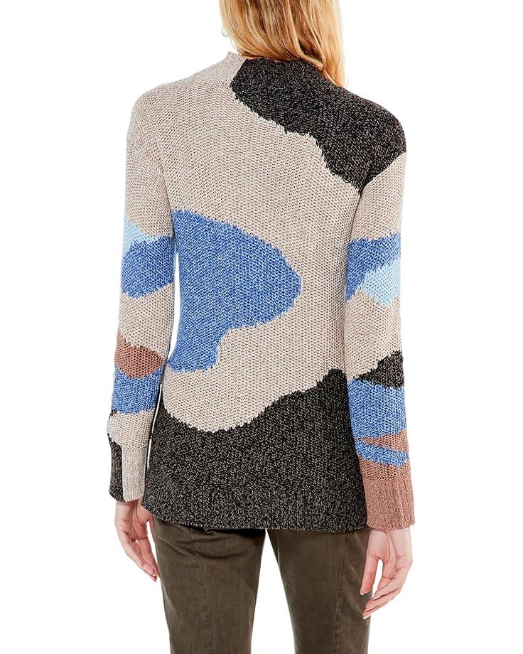 Petite Ombre Pixel Knit Sweater Product Image