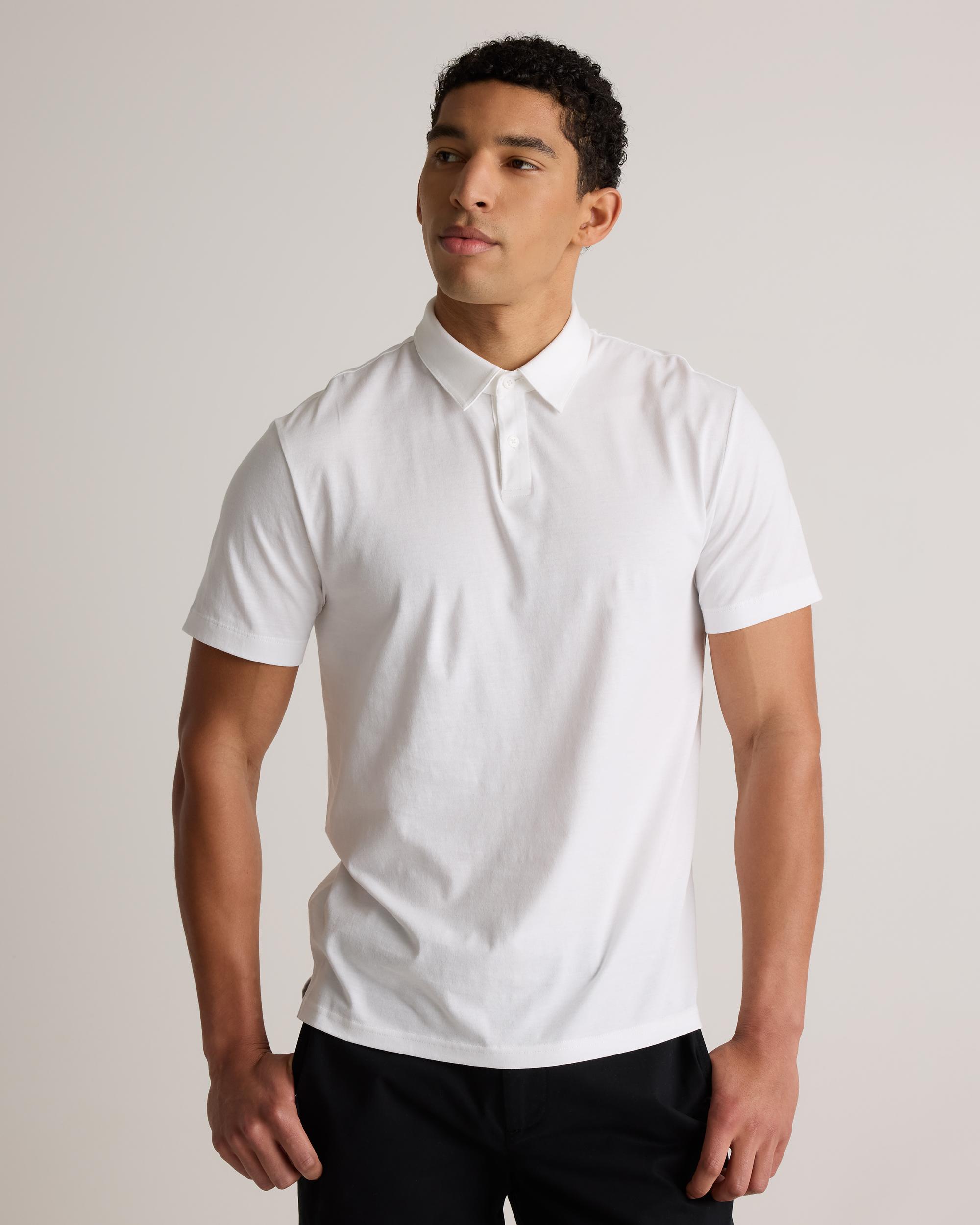 Quince | Men's 100% Pima Cotton Luxe Touch Polo Organic Cotton Product Image