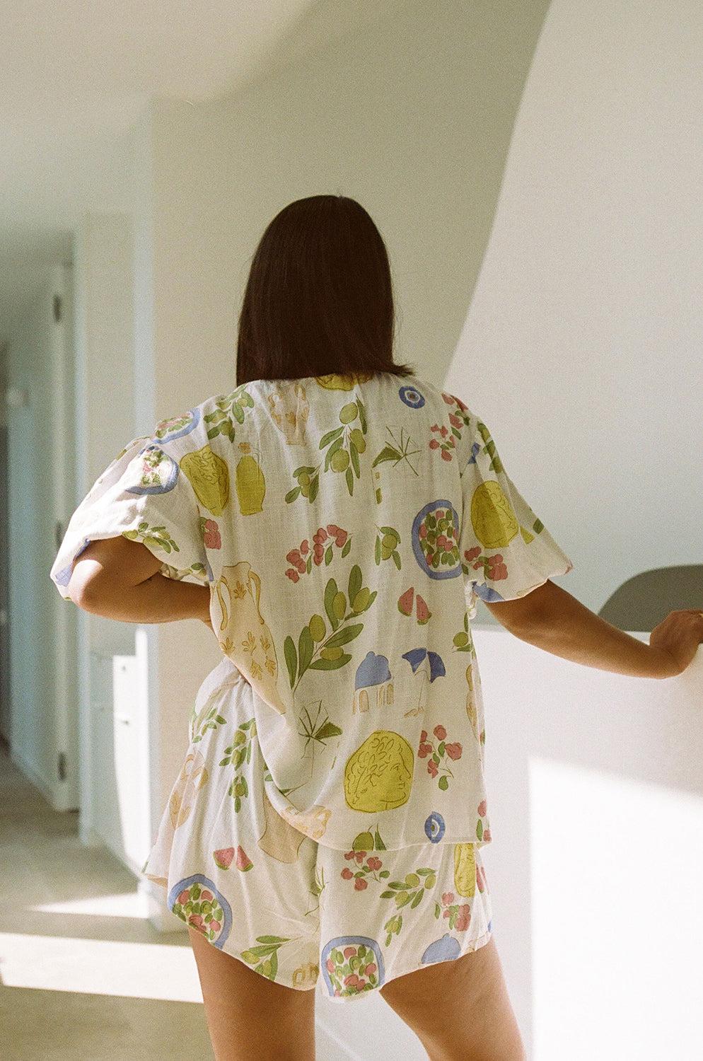 Leta Shorts - Greece Product Image