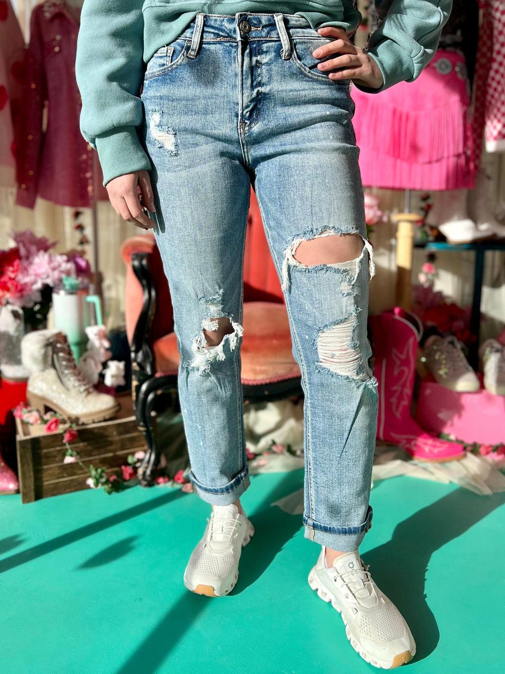 With a Splatter Jeans* Product Image