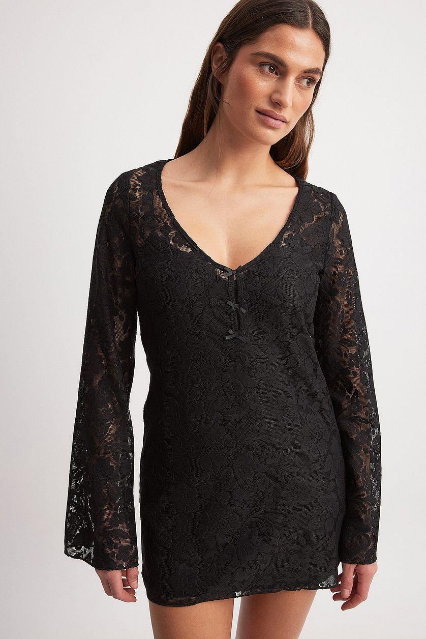 Lace Mini Dress Product Image