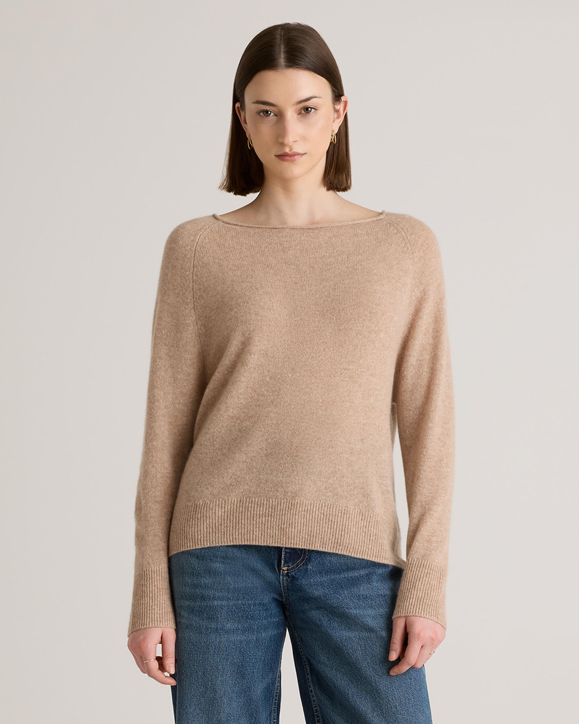 Quince | Women's Mongolian Cashmere Boatneck Sweater Product Image