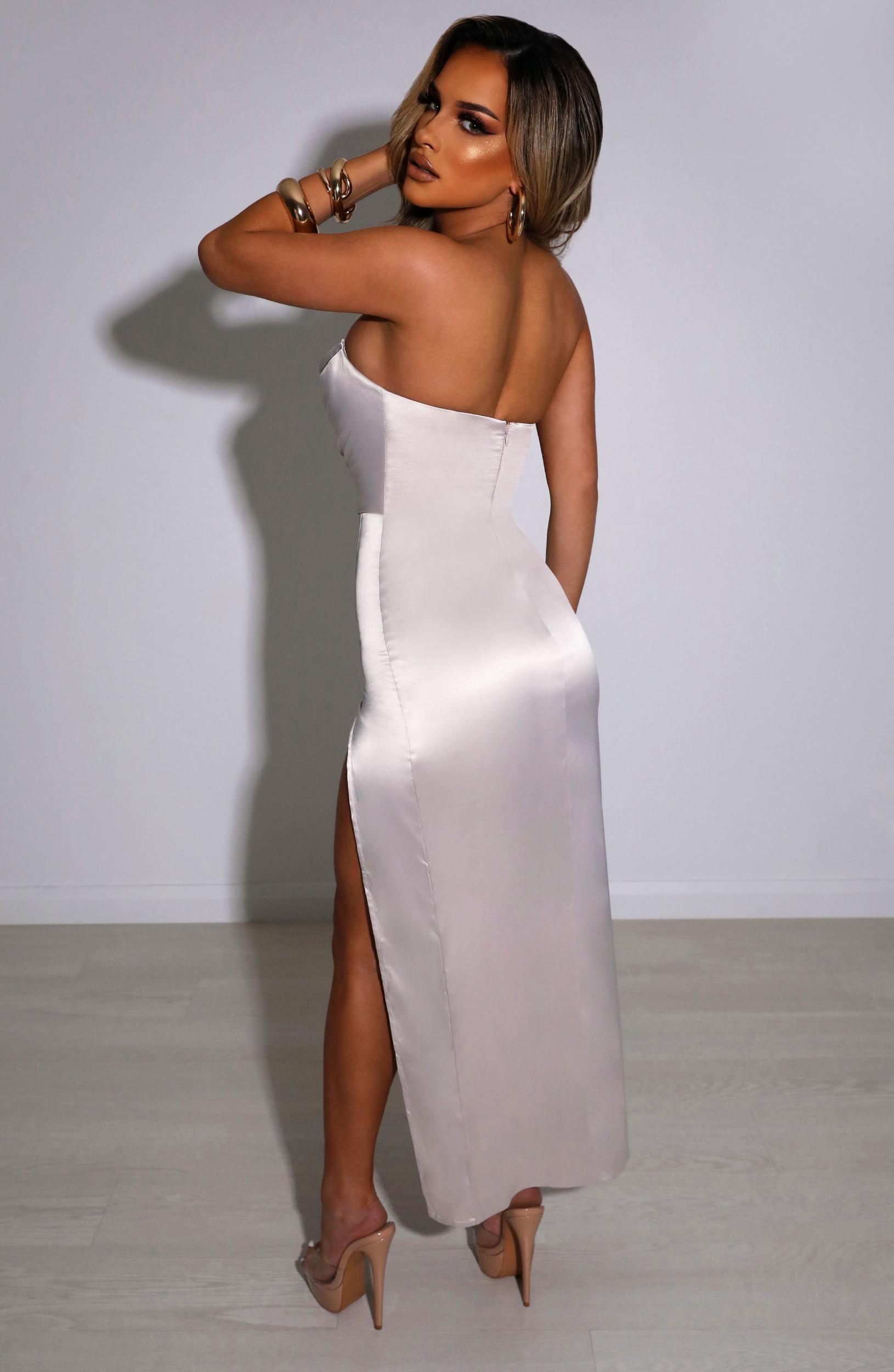 Everly Maxi Dress - Champagne Product Image