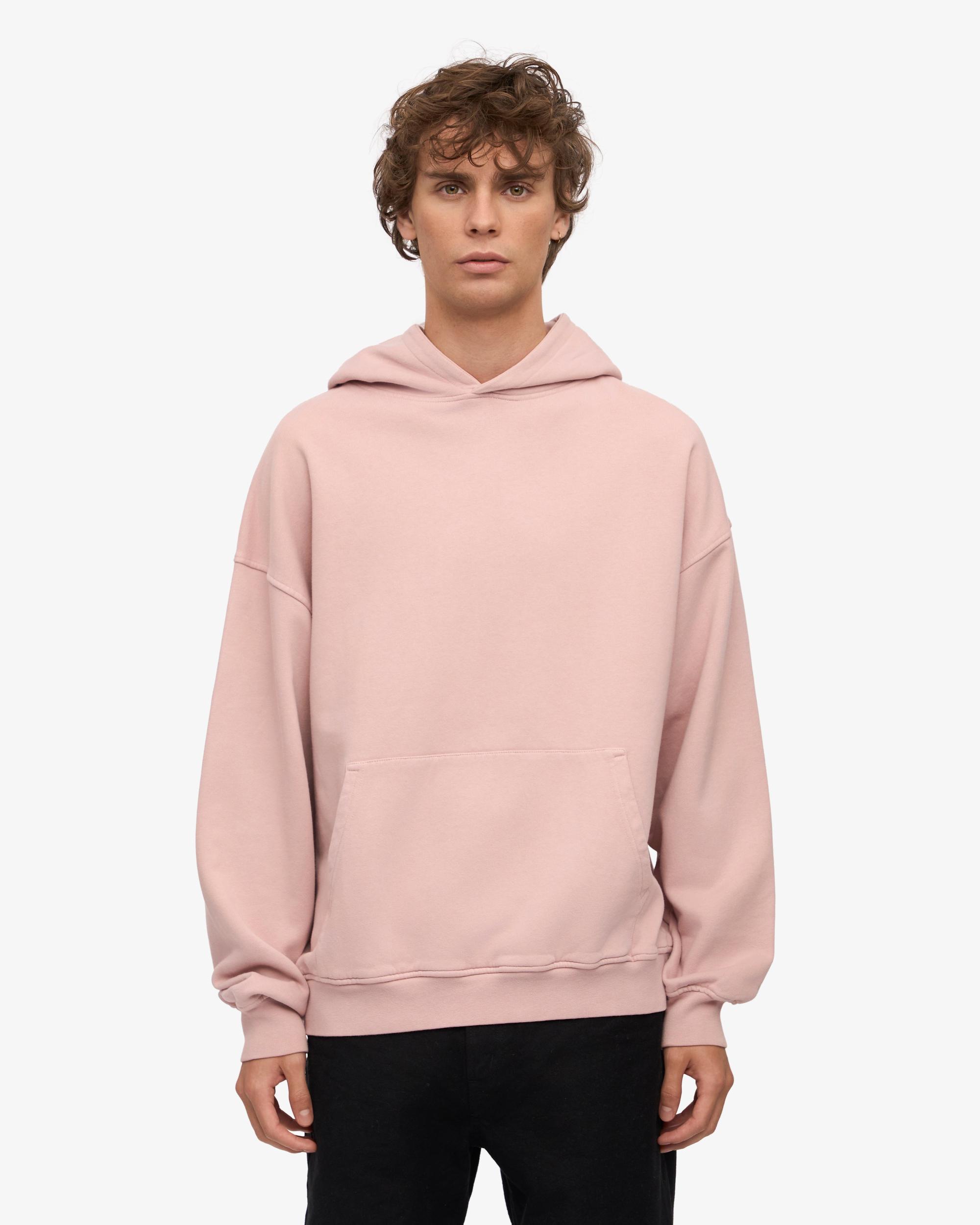 Organic Oversized Hood - Faded Pink Product Image