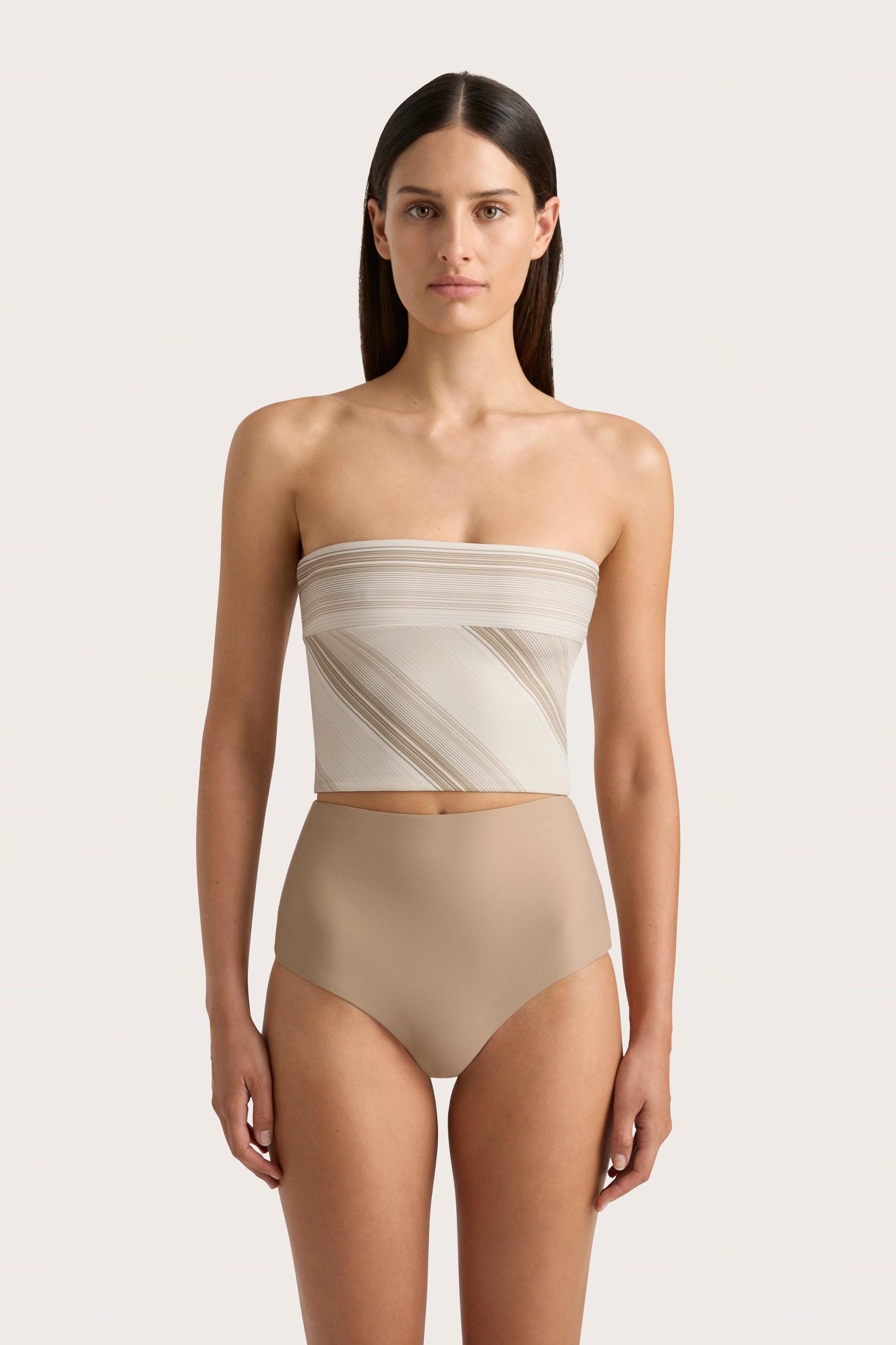 Manon Bikini Bottom Taupe - Final Sale Product Image