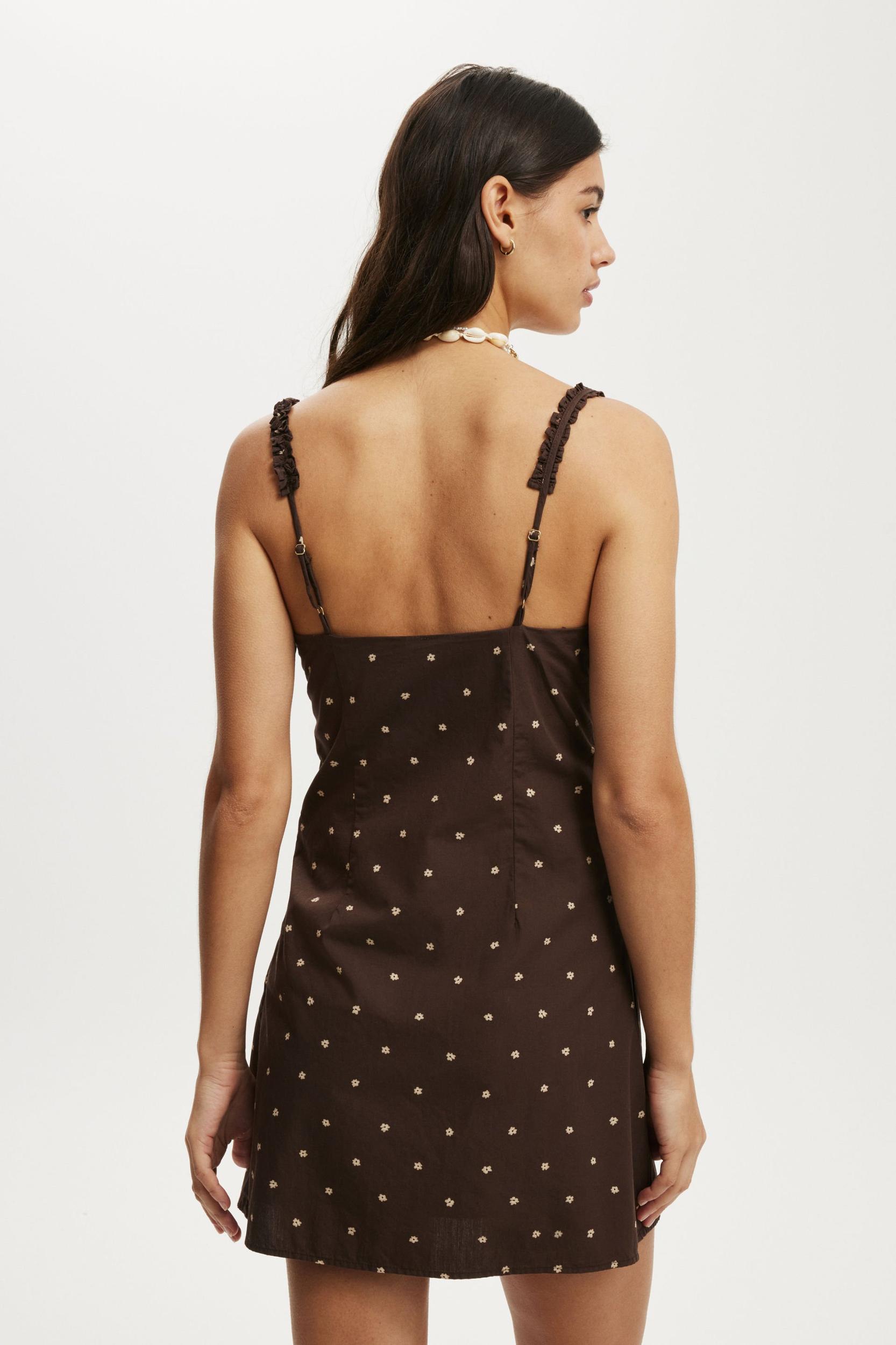 Emily Ruffle Mini Dress Product Image