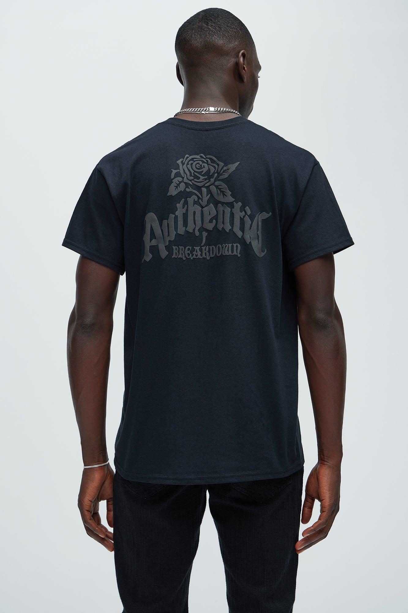 Authentic Breakdown Short Sleeve Tee - Black Product Image