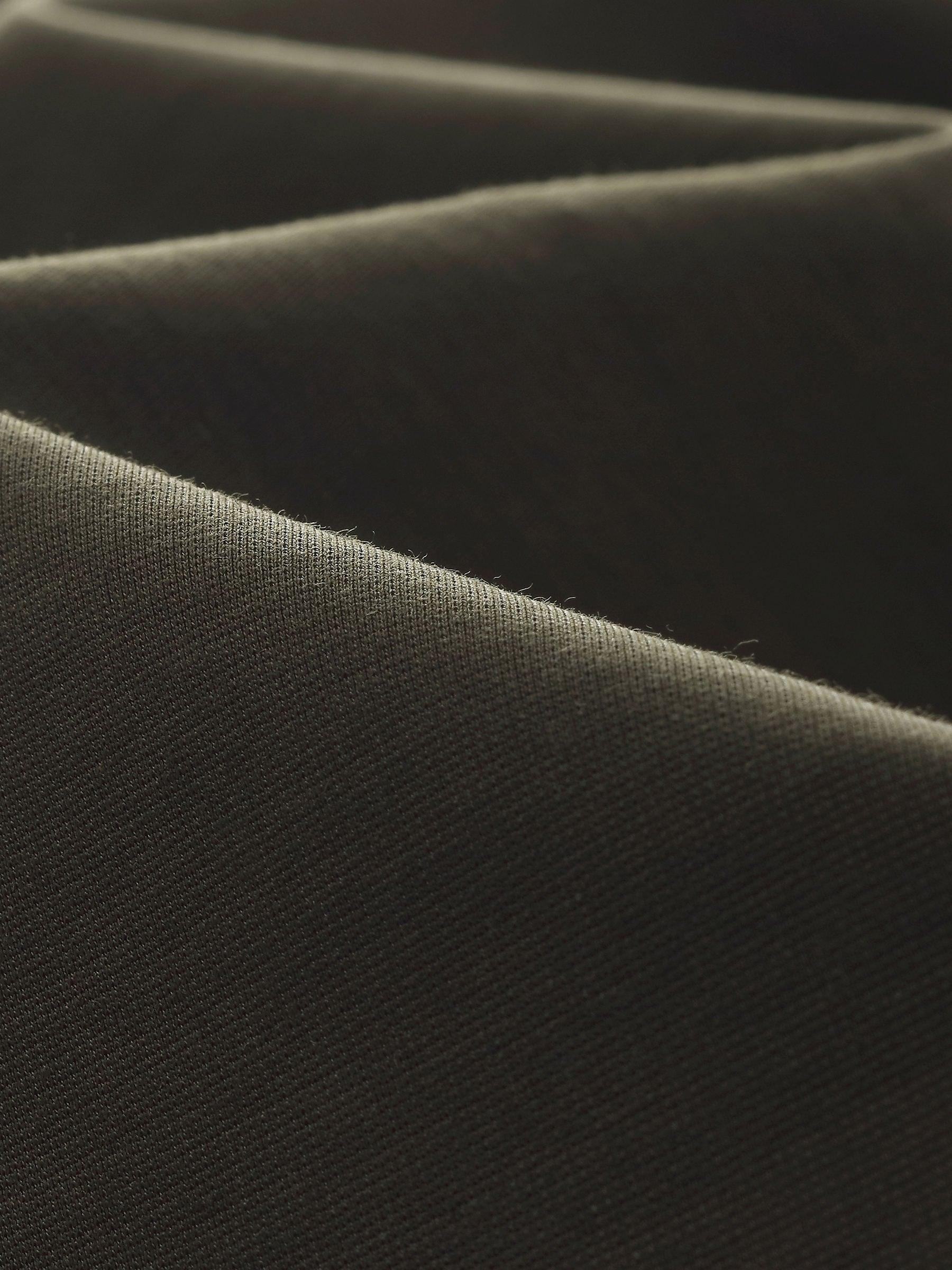 Tencel-blend Gathered Waist Women Tuck Detail Midi Knit Dress Product Image