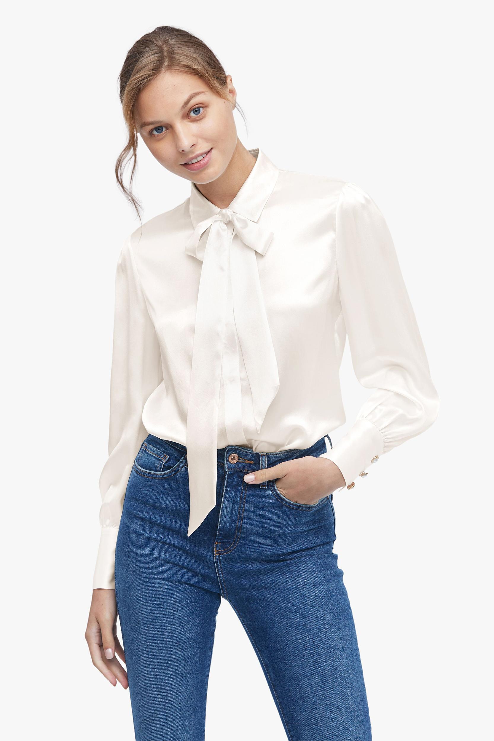LILYSILK X MIM 2 in 1 Women Silk Shirt Product Image