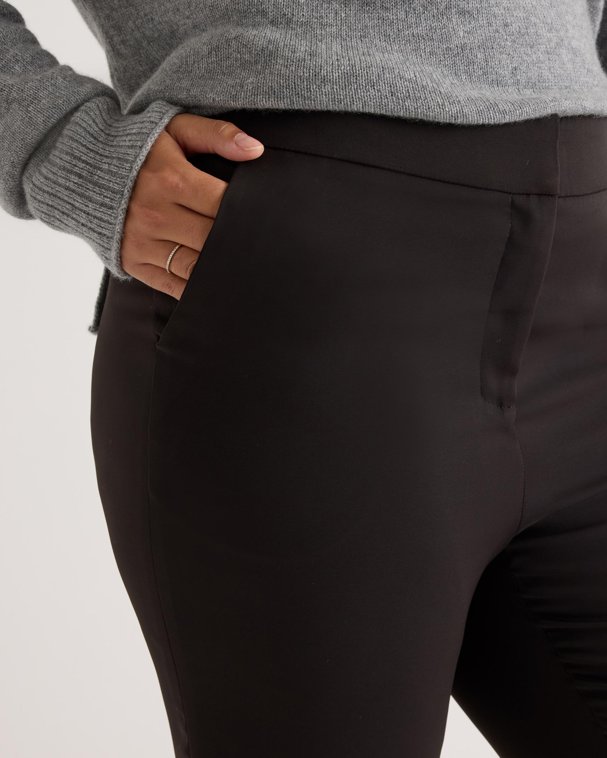 Quince | Women's Stretch Crepe Ankle Pants Recycled Polyester Product Image