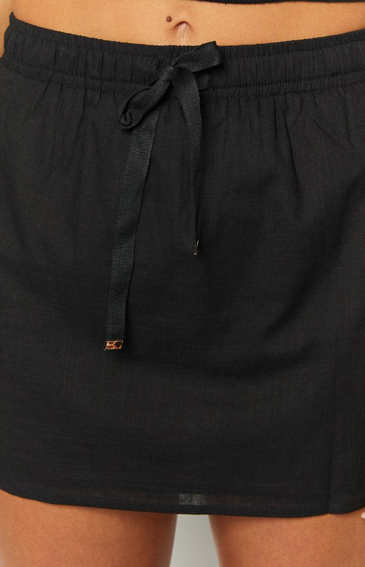 Maven Black Mini Skirt Product Image