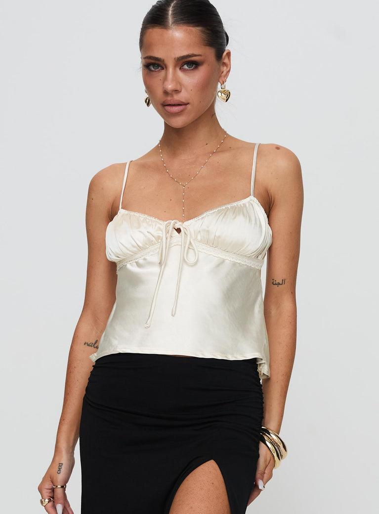 Chamber Of Love Cami Top Cream Product Image