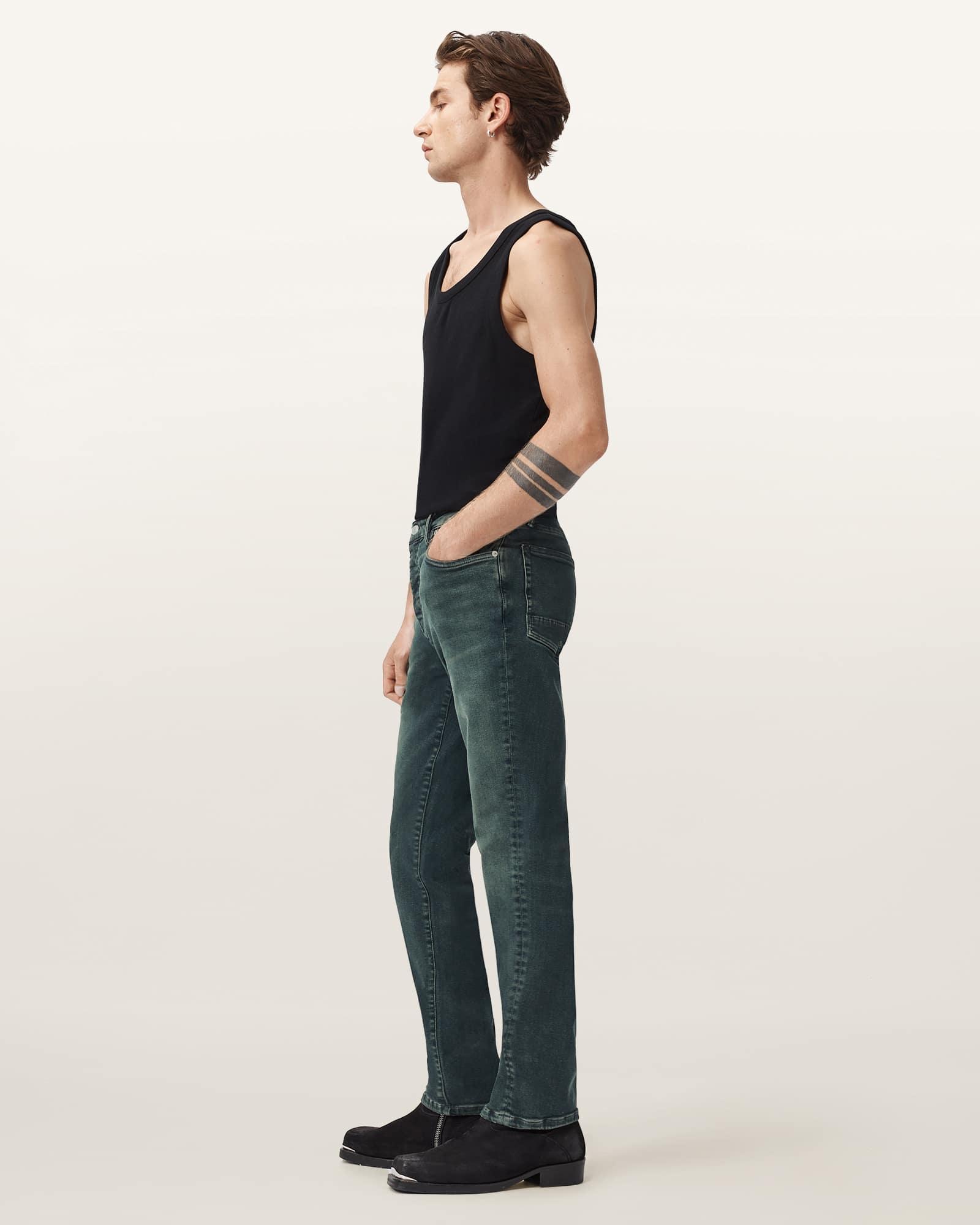 Sid Skinny Fit Denim Jeans PHANTOM BLUE | ALLSAINTS US Product Image