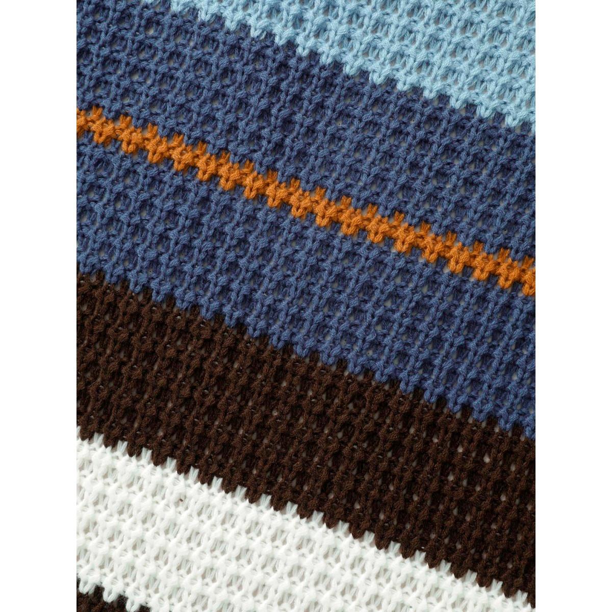 Plus Size Colorblock Contrast Patched Pocket Cardigan DarkBrown Women Casual Loose Long Sleeve Everyday Cardigans BloomChic 26/4X Product Image