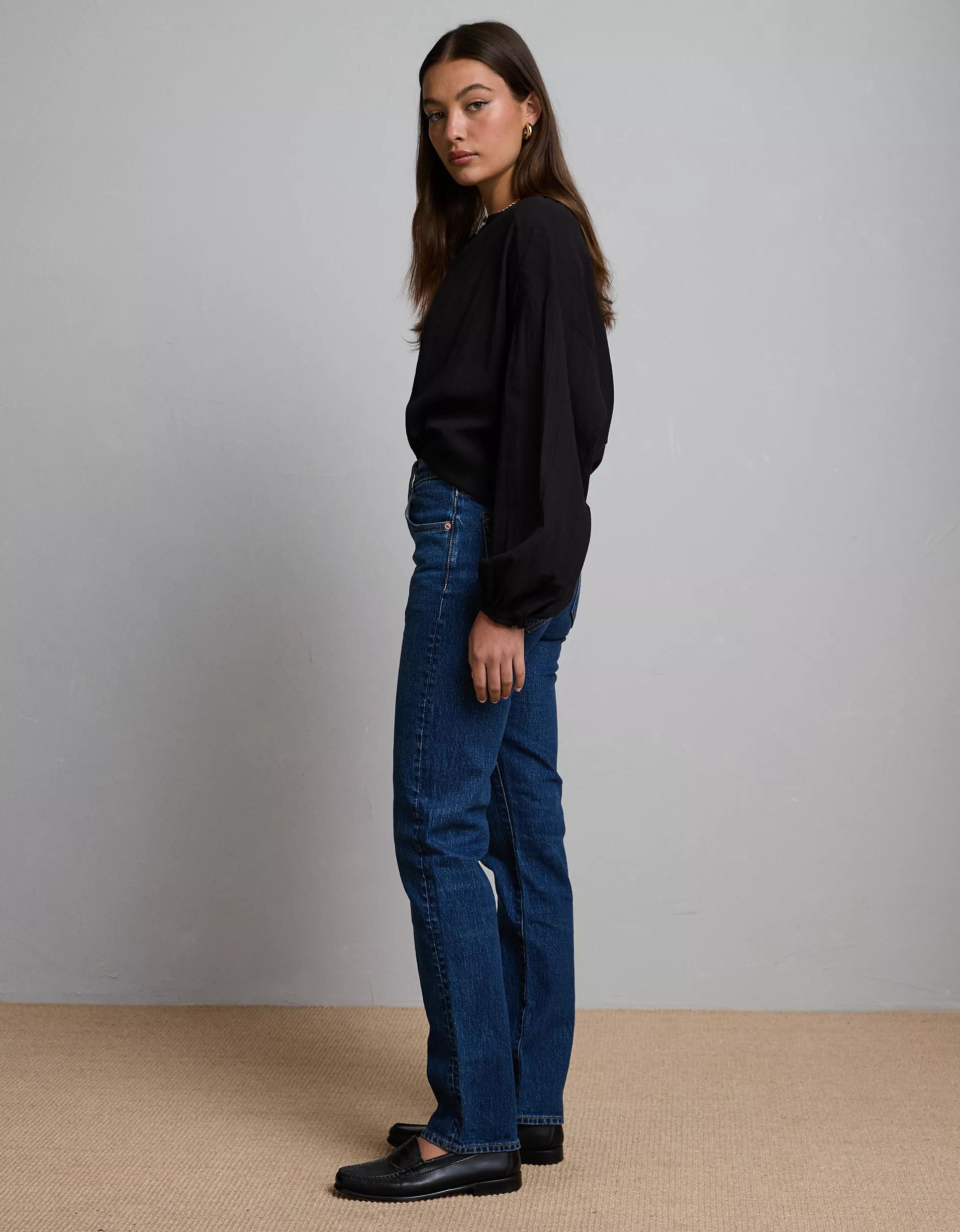 AE77 Premium Vintage Straight Jean Product Image