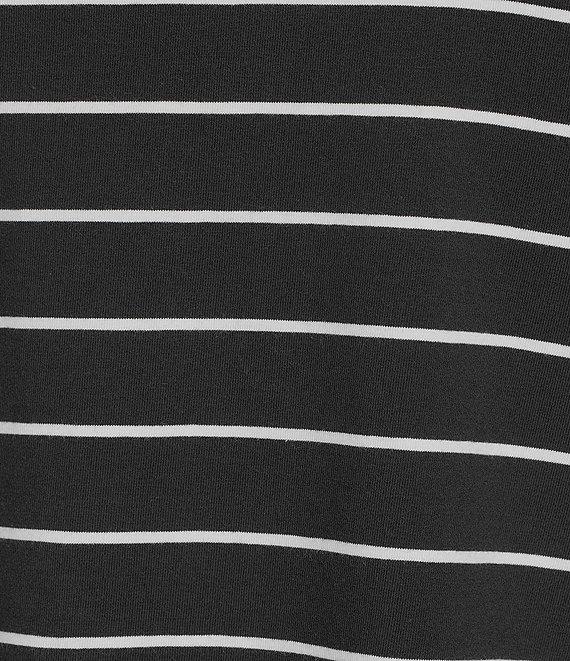L.L.Bean Crew Neck Short Sleeve Stripe Tee Shirt Product Image
