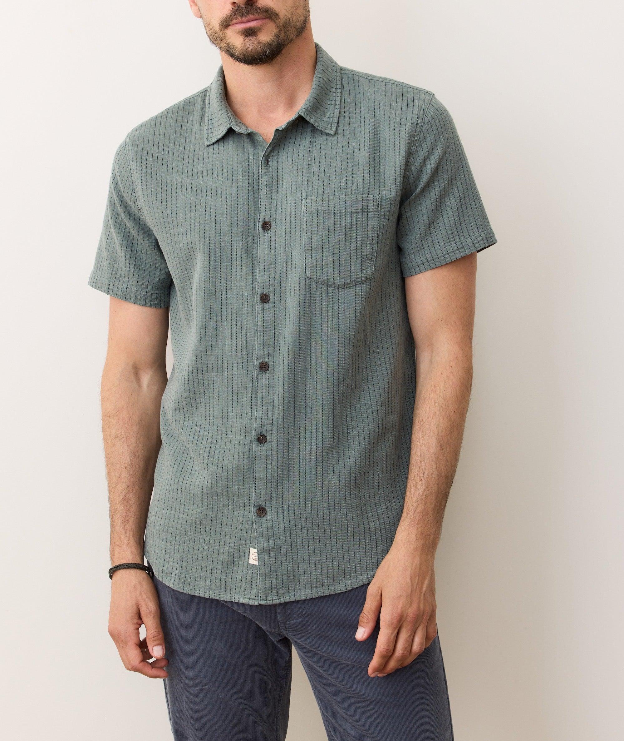 Stretch Selvage Short Sleeve Shirt Product Image