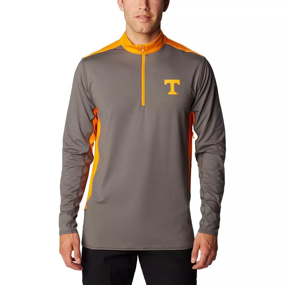 Men's Columbia Gray Tennessee Volunteers Tech Trail™ Omni-Shade Quarter-Zip Top,  Product Image