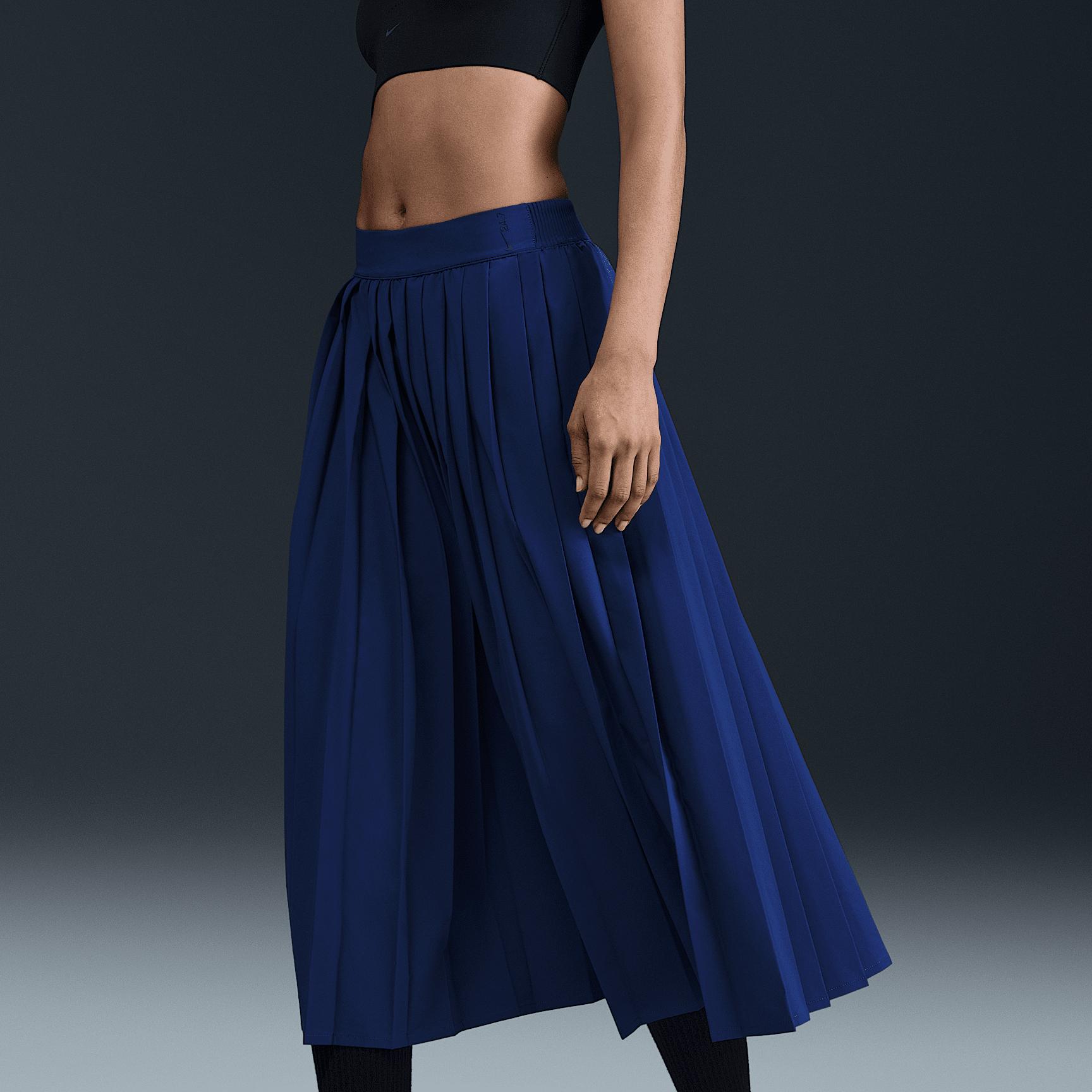 Nike Womens 24.7 PerfectStretch Dri-FIT Pleated Skirt | HQ8153-455 Product Image