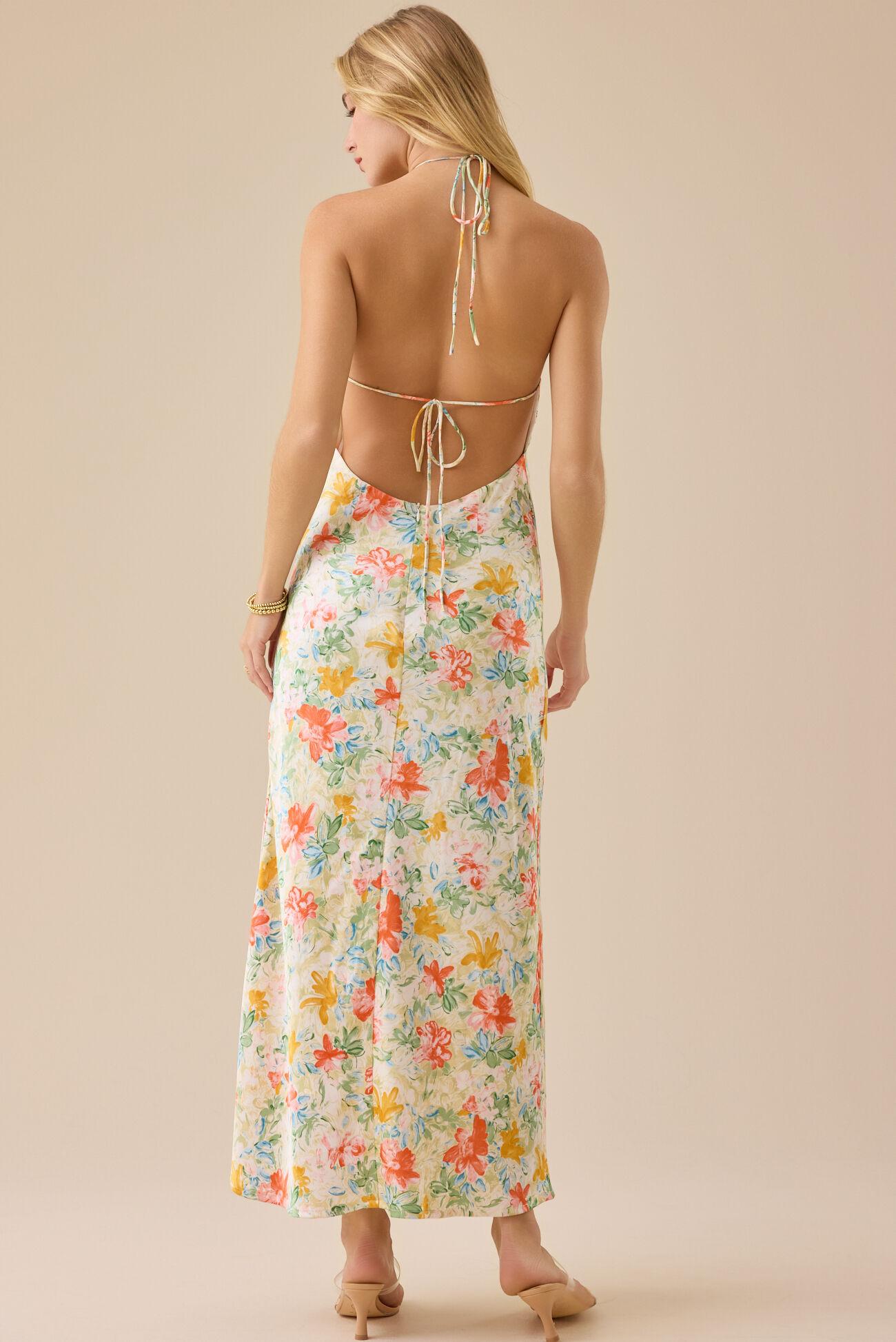 Baye Floral Halter Maxi Dress Product Image